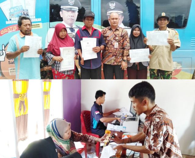 Pelayanan Keliling Pendaftaran Penduduk dan Pencatatan Sipil Di Kampung Tanjung Rejo Kecamatan Negeri Agung