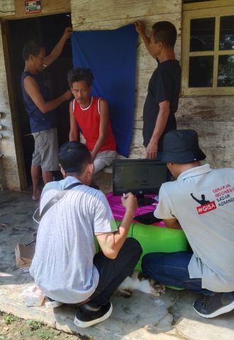Pelayanan Jemput Bola Perekaman KTP-el bagi warga Lansia, Sakit, Disabilitas dan ODGJ Kecamatan Gunung Labuhan